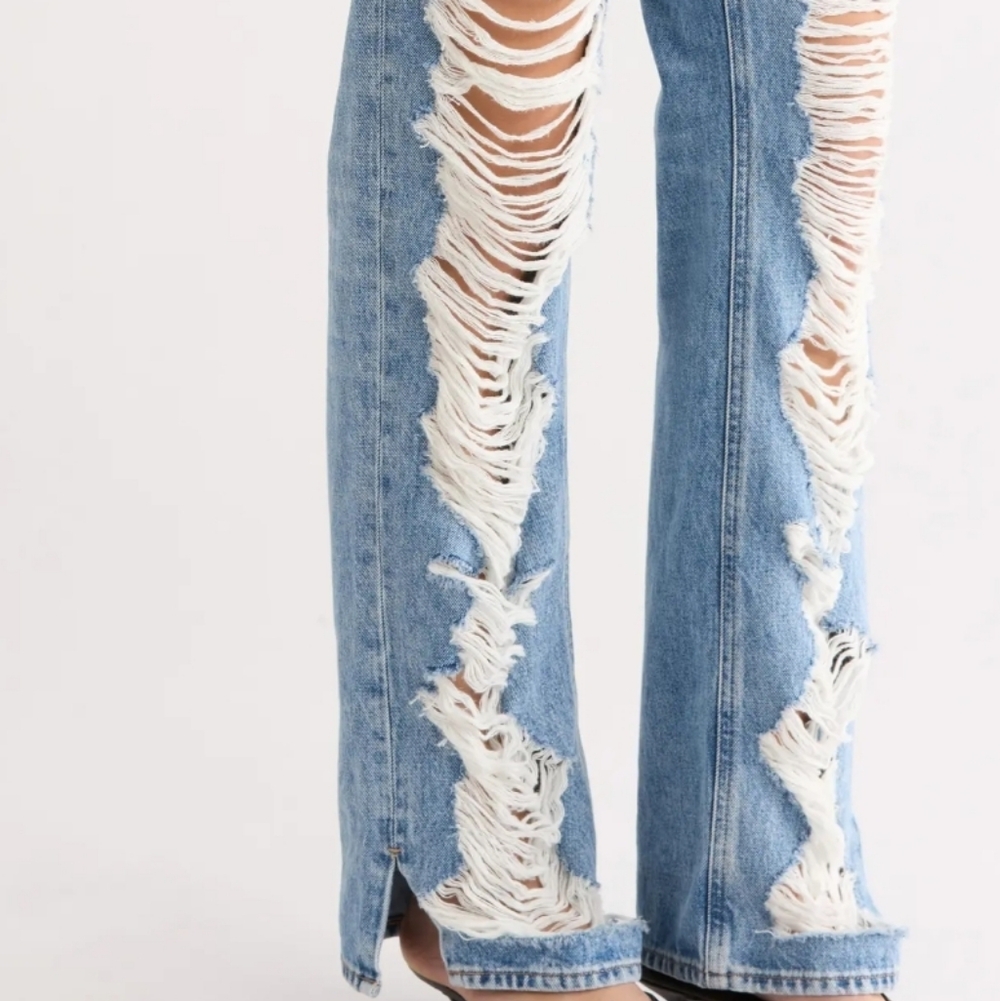 NWT Good American Khloe Jeans Size 8 - Picture 3 of 13